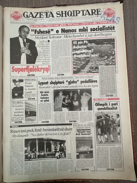 Gazeta Shqiptare 1996-08-31